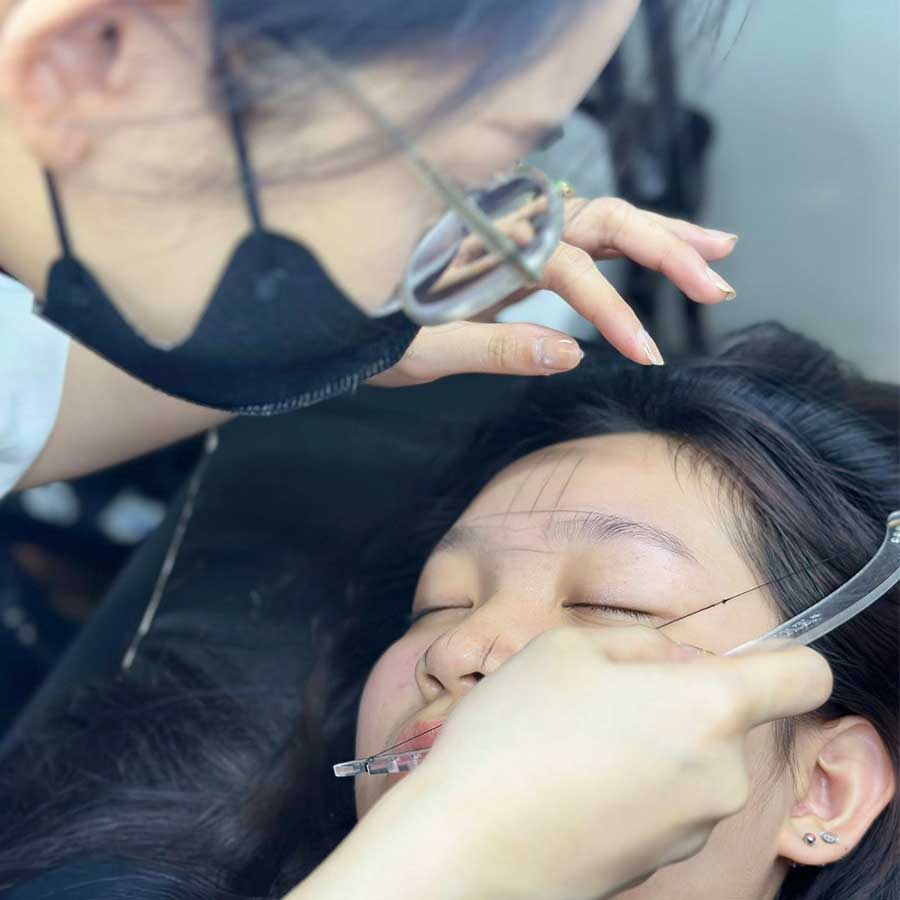 Dịch vụ Chân mày sợi Hairstrokes - 3